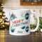Christmas Retro Style Coffee Mug With Ornaments Magic Ceramic Mug Christmas Balls Wraparound Mug Ch