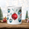 Christmas Retro Style Coffee Mug With Ornaments Magic Ceramic Mug Christmas Balls Wraparound Mug Ch