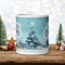 Christmas Retro Style Coffee Mug Cozy Winter Gift Mug Magic Ceramic Mug Christmas Balls Christmas T 1