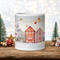 Retro Style Coffee Mug Christmas Mug Cozy Winter Gift Mug Magic Ceramic Mug Christmas Balls Christm 1