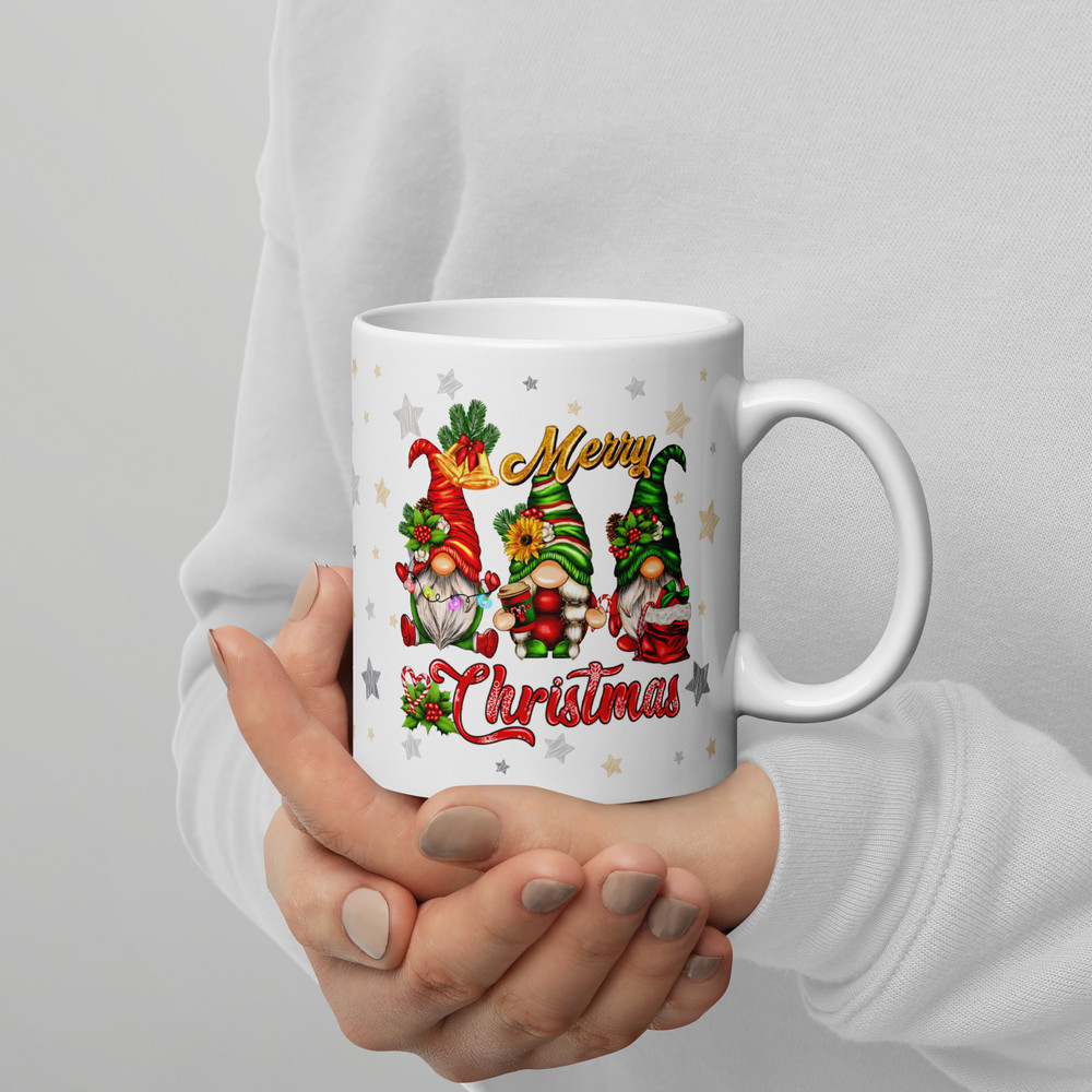 Christmas Funny Coffee Mug Mug With Gnomes Magic Ceramic Mug Christmas Season Christmas Balls Chris 4