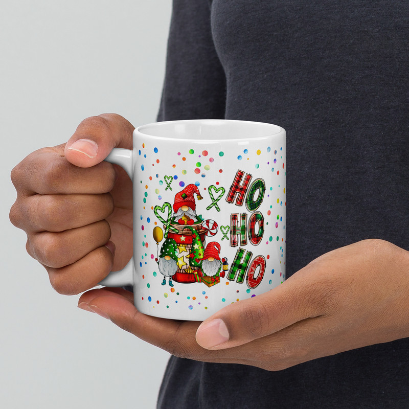 Christmas Funny Coffee Mug Mug With Gnome Magic Ceramic Mug Christmas Season Christmas Balls Christ 3