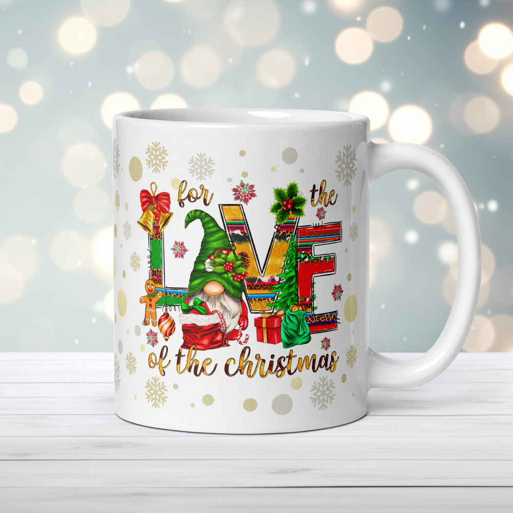 Christmas Gnome Coffee Mug Funny Gnome Mug Magic Ceramic Mug Christmas Season Christmas Balls Chris 0