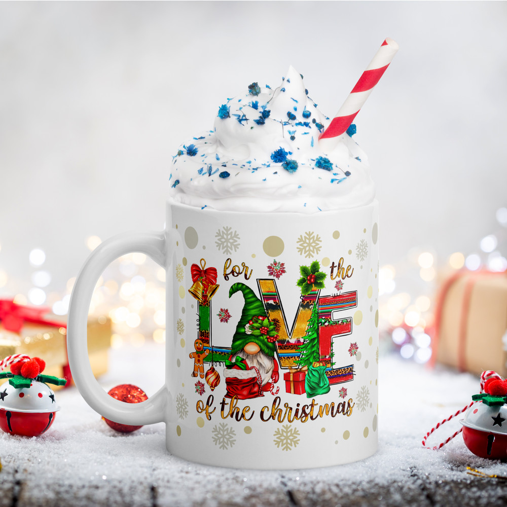 Christmas Gnome Coffee Mug Funny Gnome Mug Magic Ceramic Mug Christmas Season Christmas Balls Chris 2