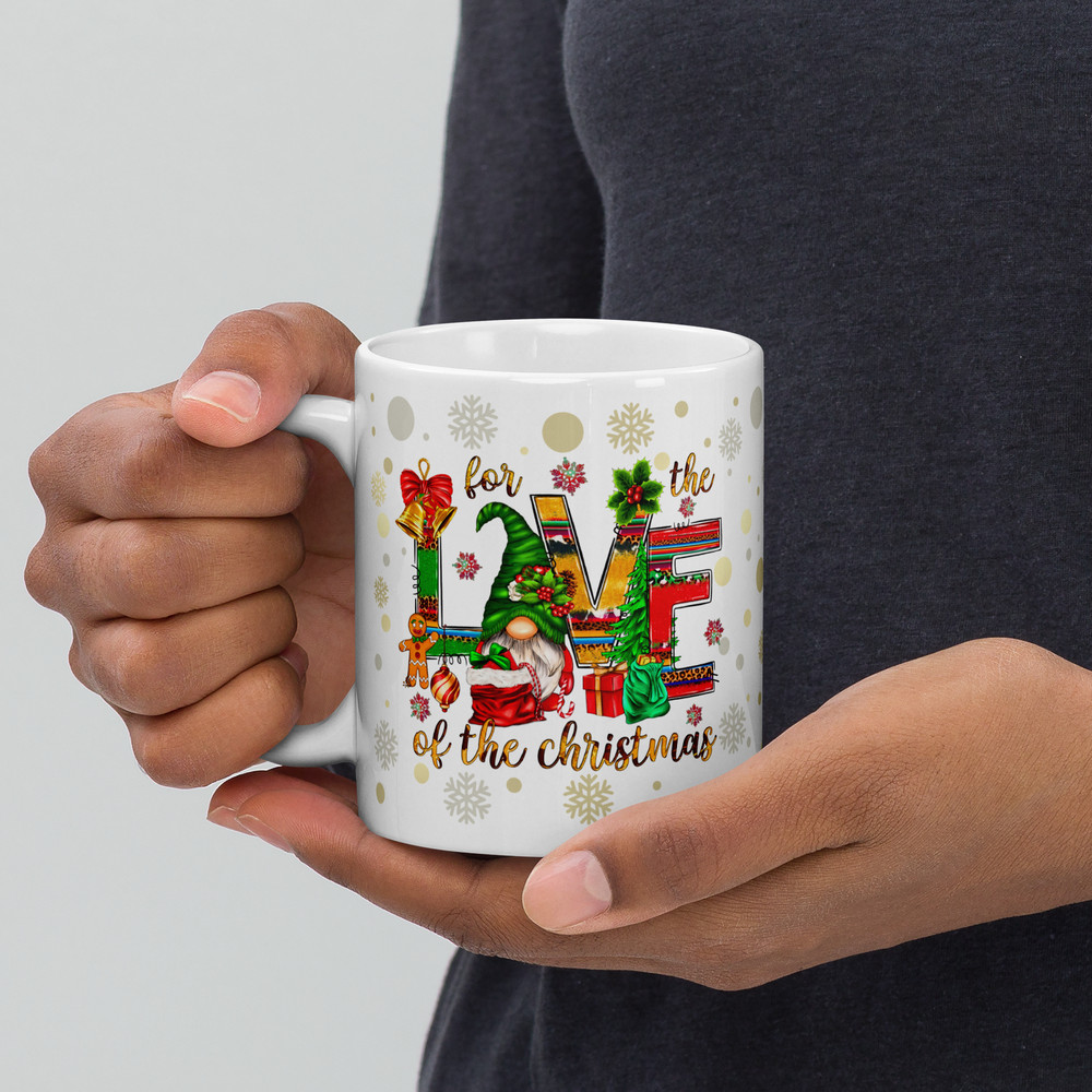 Christmas Gnome Coffee Mug Funny Gnome Mug Magic Ceramic Mug Christmas Season Christmas Balls Chris 3
