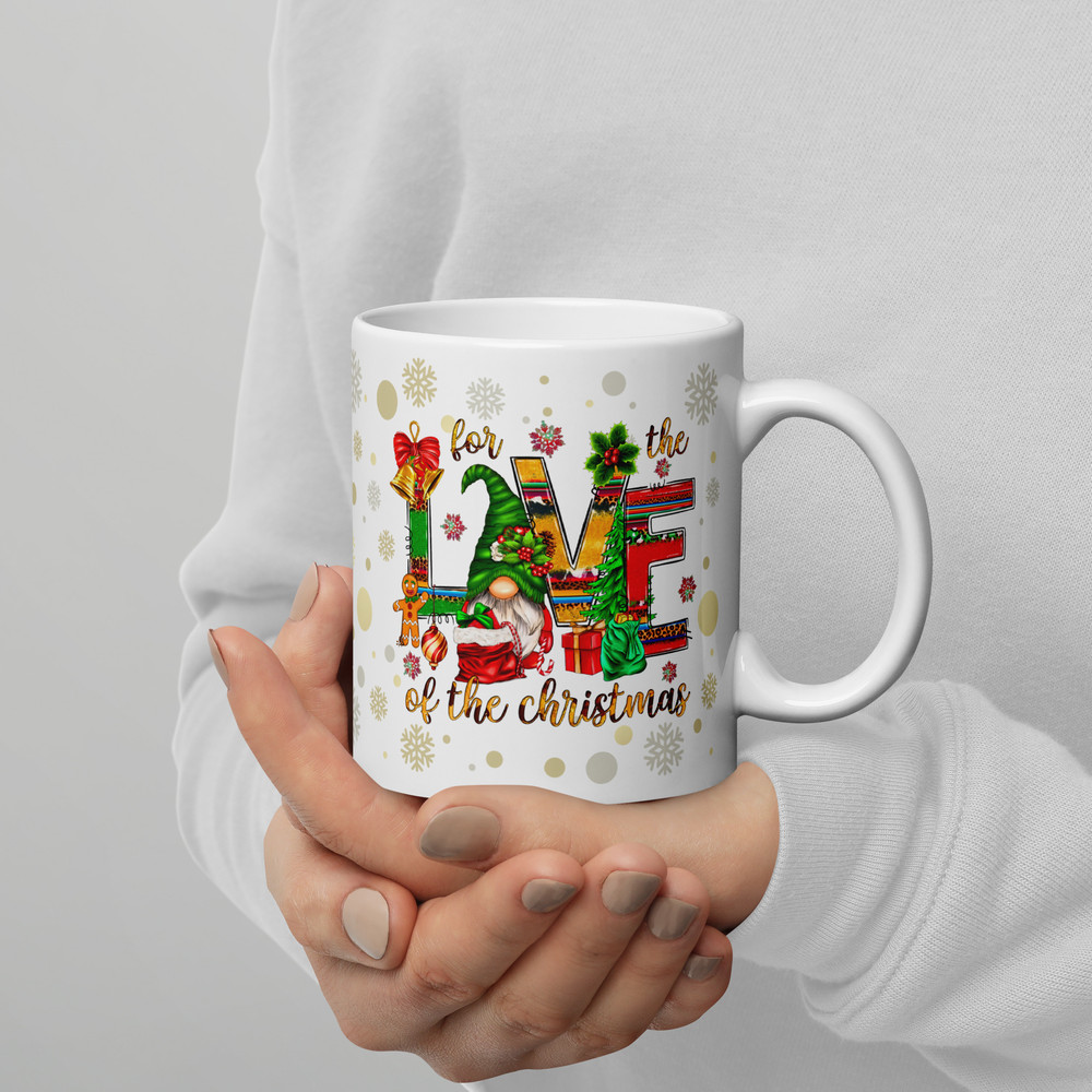 Christmas Gnome Coffee Mug Funny Gnome Mug Magic Ceramic Mug Christmas Season Christmas Balls Chris 4