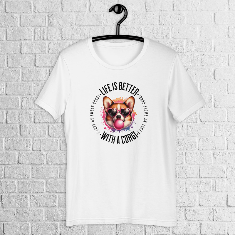 Funny Corgi Shirt Corgi Stylish Shirt Cute Corgi Dog Lover Shirt Trendy Corgi Gift Animal Lover Pet 0