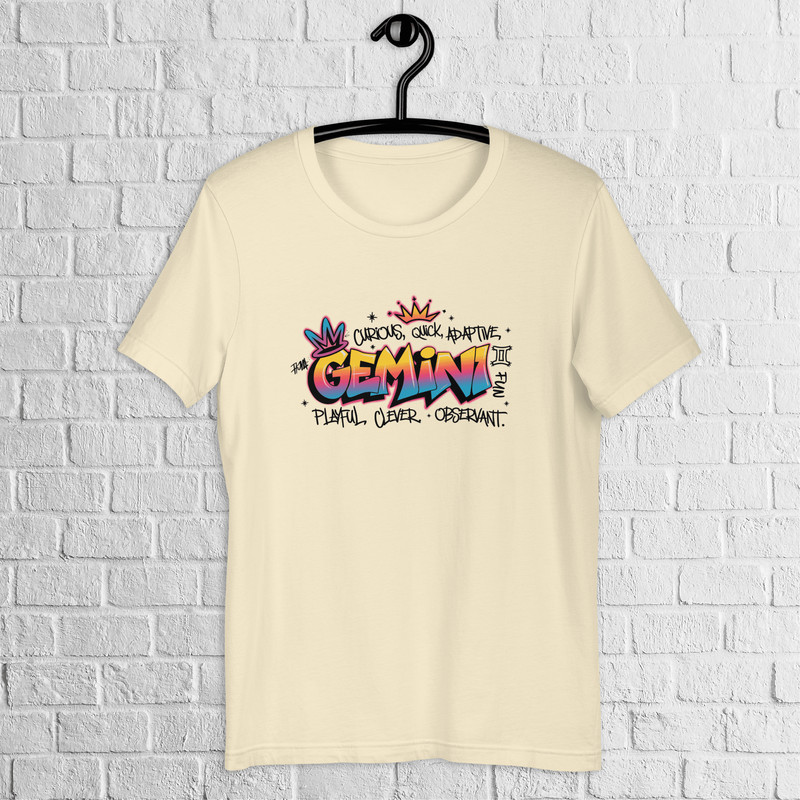 Gemini Zodiac Graffiti Shirt Gemini Birthday Gift Shirt Graffiti Street Art Shirt Astrology Sign Sh 4