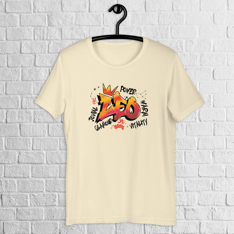 Leo Zodiac Graffiti Shirt Leo Birthday Gift Shirt Graffiti Street Art Shirt Astrology Sign Shirt Ur 4