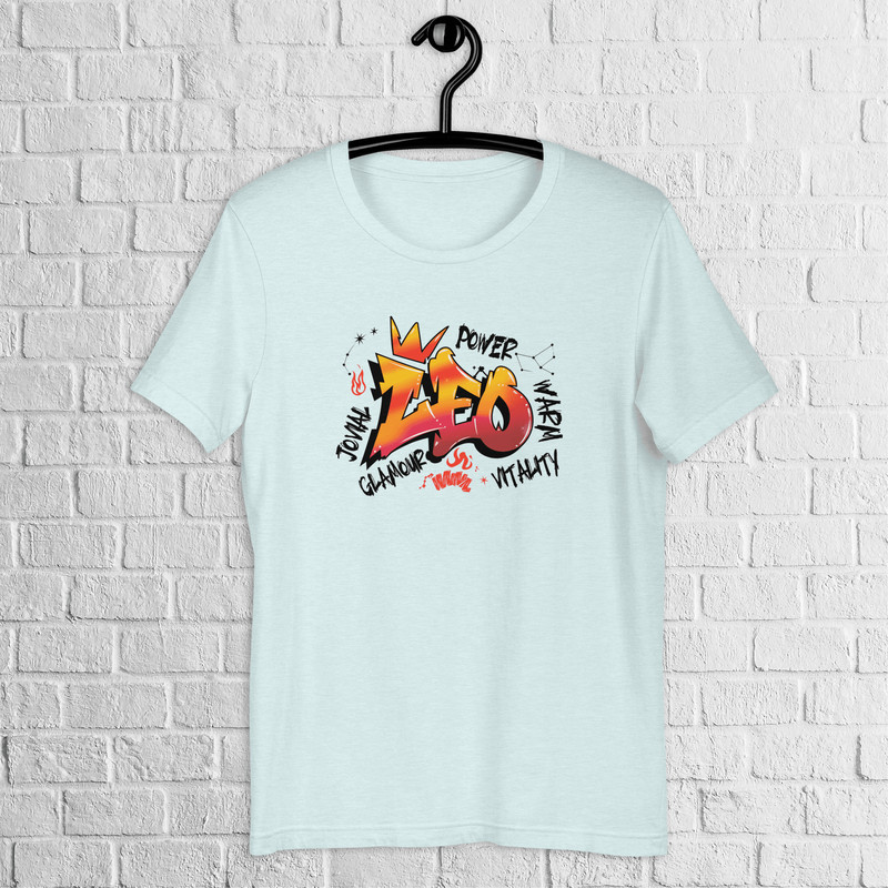 Leo Zodiac Graffiti Shirt Leo Birthday Gift Shirt Graffiti Street Art Shirt Astrology Sign Shirt Ur 5