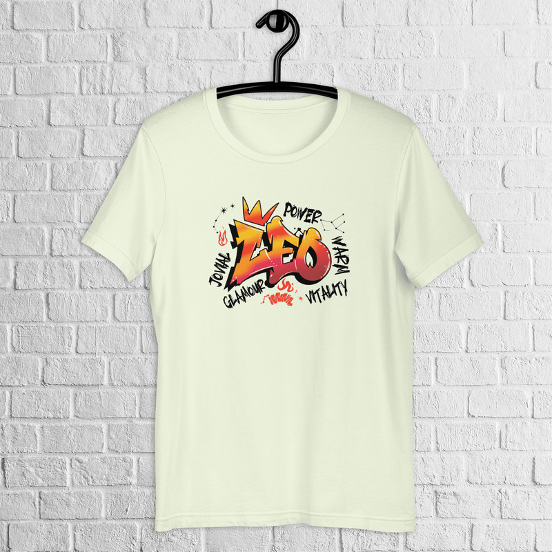 Leo Zodiac Graffiti Shirt Leo Birthday Gift Shirt Graffiti Street Art Shirt Astrology Sign Shirt Ur 6