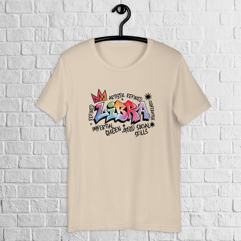 Libra Zodiac Graffiti Shirt Libra Birthday Gift Shirt Graffiti Street Art Shirt Astrology Sign Shir 1