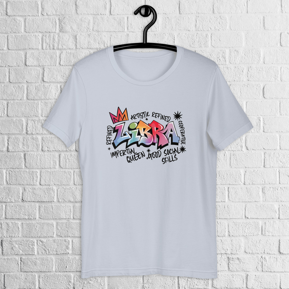 Libra Zodiac Graffiti Shirt Libra Birthday Gift Shirt Graffiti Street Art Shirt Astrology Sign Shir 3