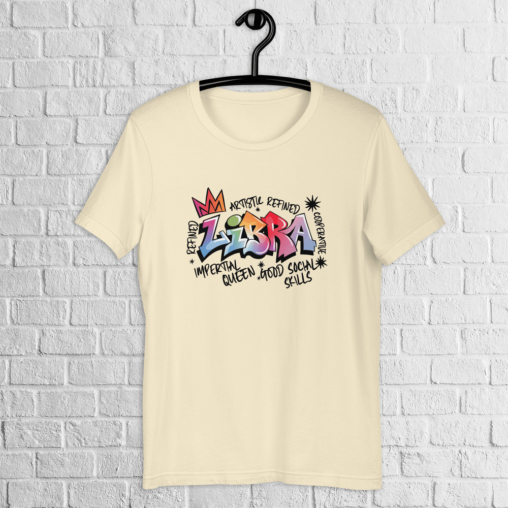 Libra Zodiac Graffiti Shirt Libra Birthday Gift Shirt Graffiti Street Art Shirt Astrology Sign Shir 4