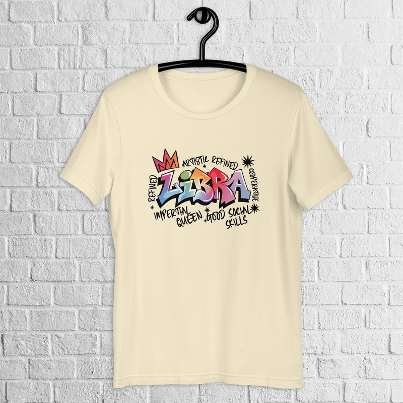 Libra Zodiac Graffiti Shirt Libra Birthday Gift Shirt Graffiti Street Art Shirt Astrology Sign Shir 4