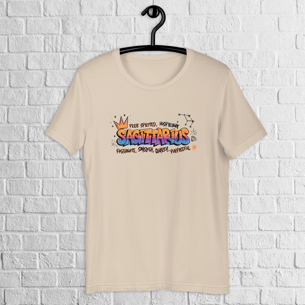 Sagittarius Zodiac Graffiti Shirt Sagittarius Birthday Gift Shirt Graffiti Street Art Astrology Sig 1