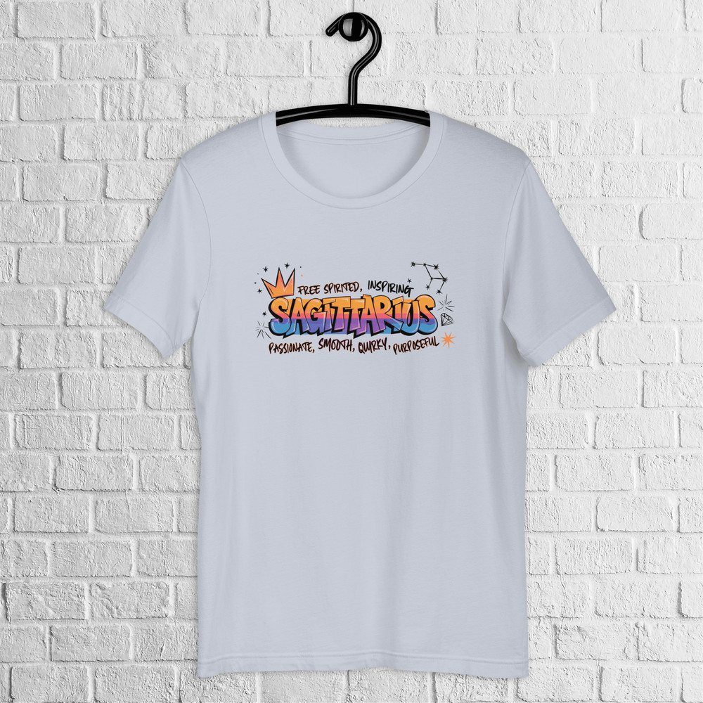 Sagittarius Zodiac Graffiti Shirt Sagittarius Birthday Gift Shirt Graffiti Street Art Astrology Sig 3