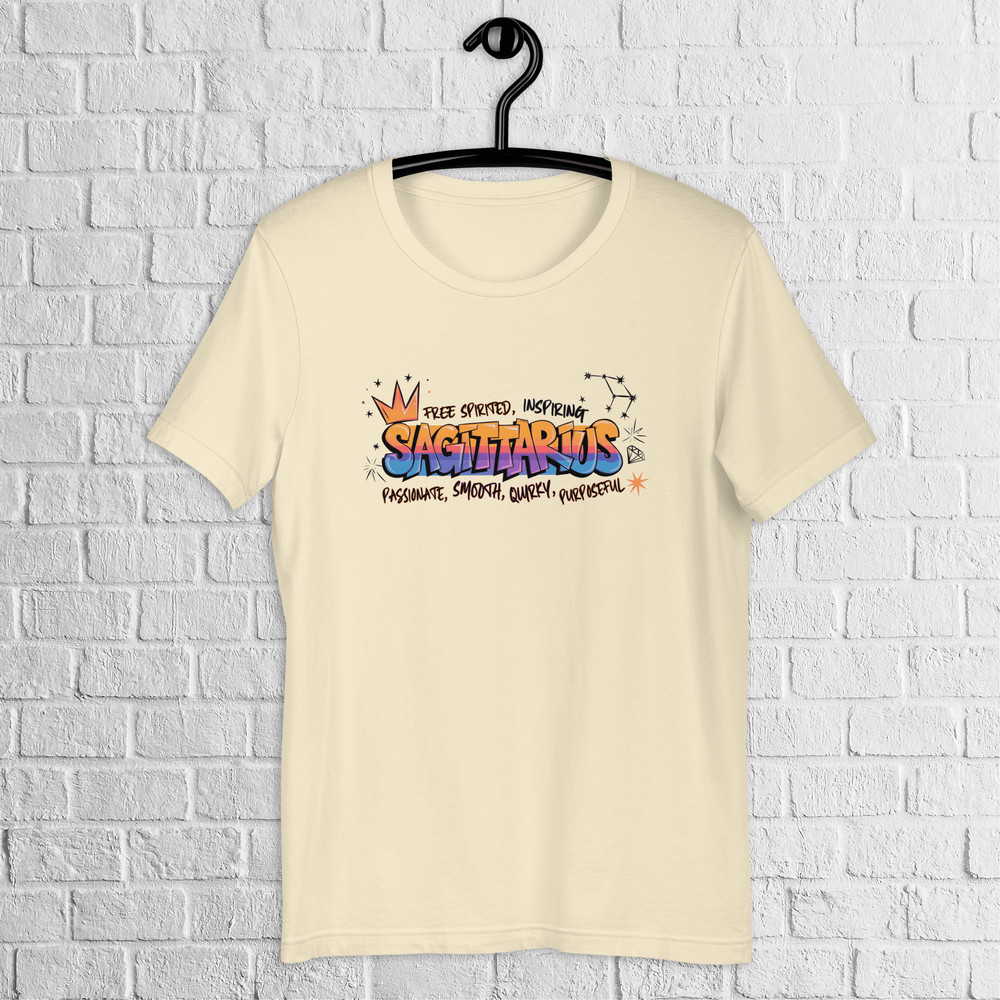 Sagittarius Zodiac Graffiti Shirt Sagittarius Birthday Gift Shirt Graffiti Street Art Astrology Sig 4