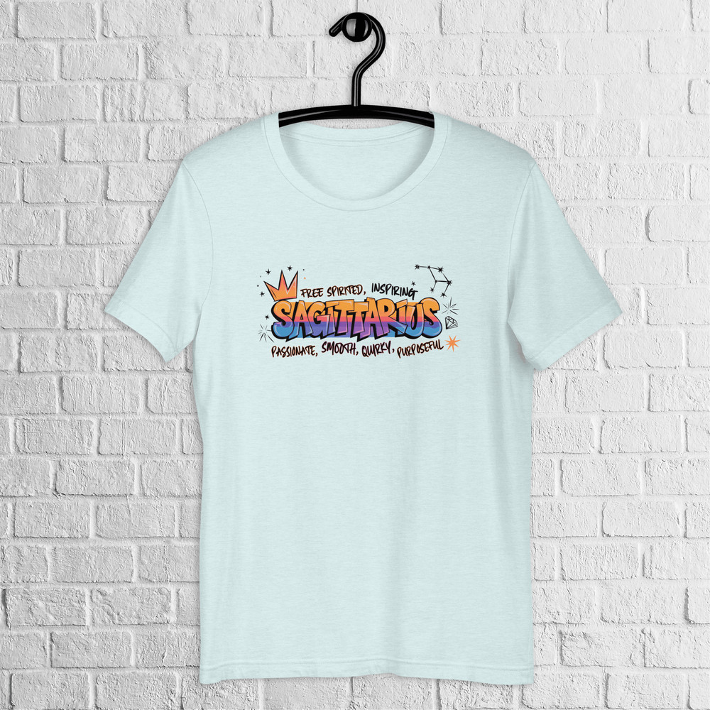 Sagittarius Zodiac Graffiti Shirt Sagittarius Birthday Gift Shirt Graffiti Street Art Astrology Sig 5