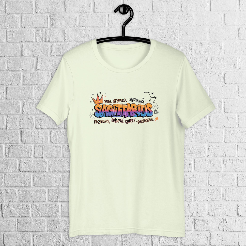 Sagittarius Zodiac Graffiti Shirt Sagittarius Birthday Gift Shirt Graffiti Street Art Astrology Sig 6