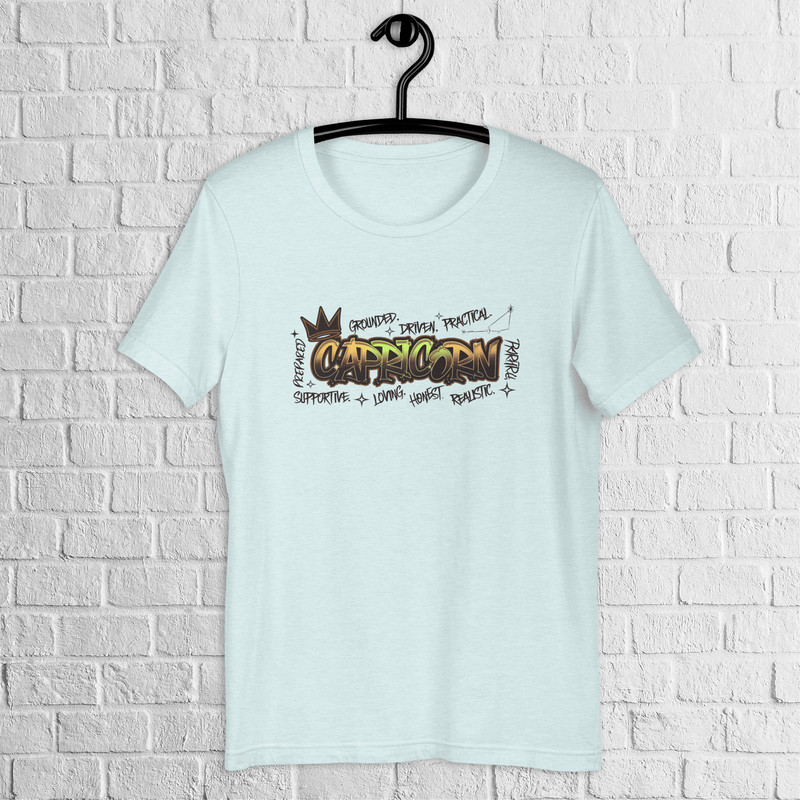 Capricorn Zodiac Graffiti Shirt Capricorn Birthday Gift Shirt Graffiti Street Art Shirt Astrology S 5