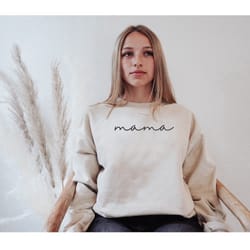 embroidered mama sweatshirt all over print unisex