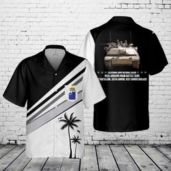 california army national guard m1a1 abrams tank st battalion hawaiian shirt unique christmas gift