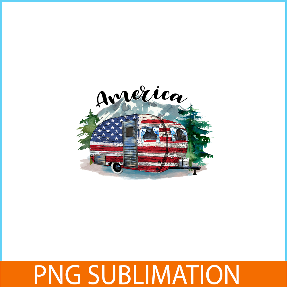 CAMP07112341-America PNG Camping PNG Car Camper American Flag PNG.png