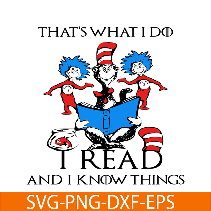 DS105122342-Cat in the hat reading rab SVG, Dr Seuss SVG, Cat In The Hat SVG DS105122342.png
