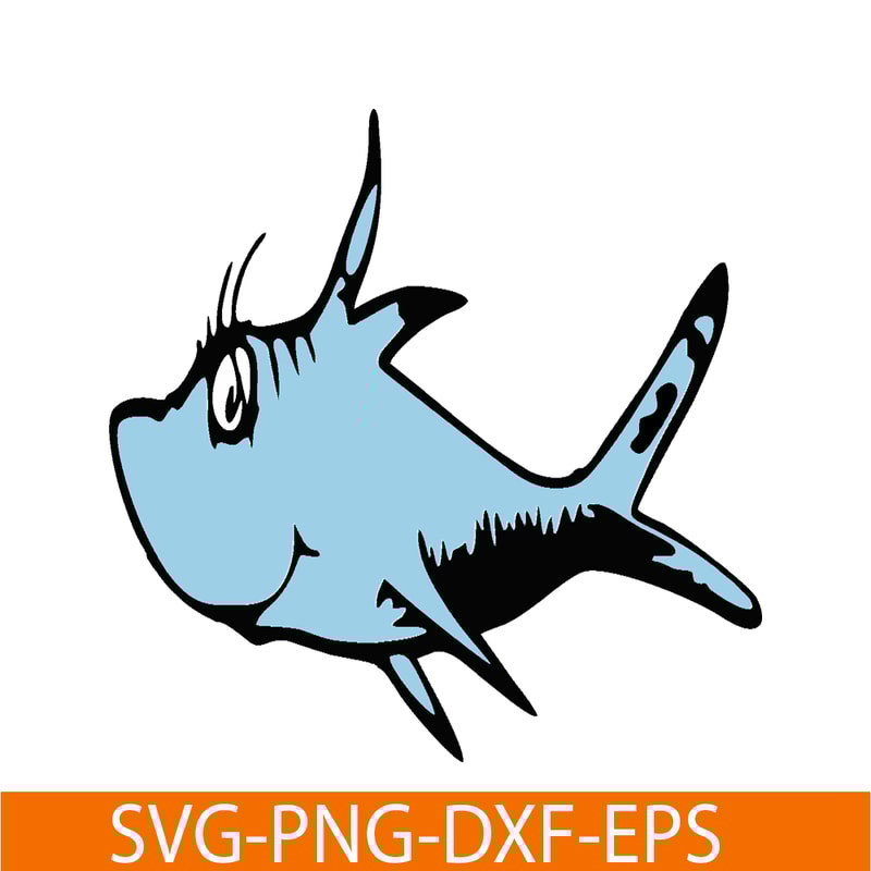 DS205122301-The Blue Fish SVG, Dr Seuss SVG, Cat in the Hat SVG DS205122301.png