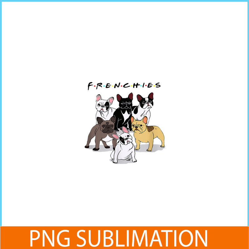 HL161023145-Frenchie Bulldog And Friends PNG, French Bulldog PNG, French Dog Artwork PNG.png