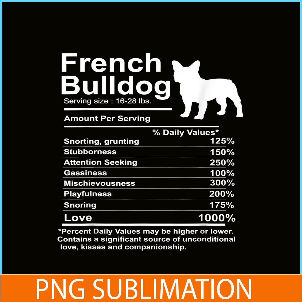 HL161023149-Funny French Bulldog Facts Nutrition PNG, French Bulldog PNG, French Dog Artwork PNG.png