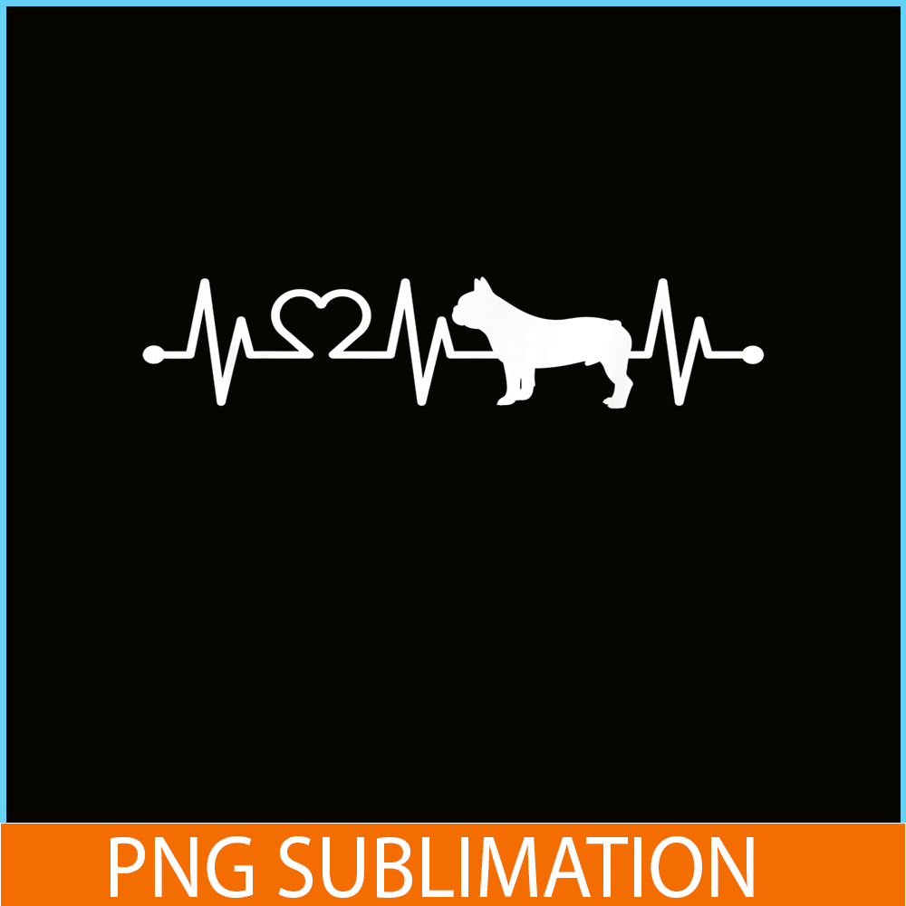 HL161023159-Heartbeat French Bulldog PNG, Frenchie Bulldog PNG, French Dog Artwork PNG.png