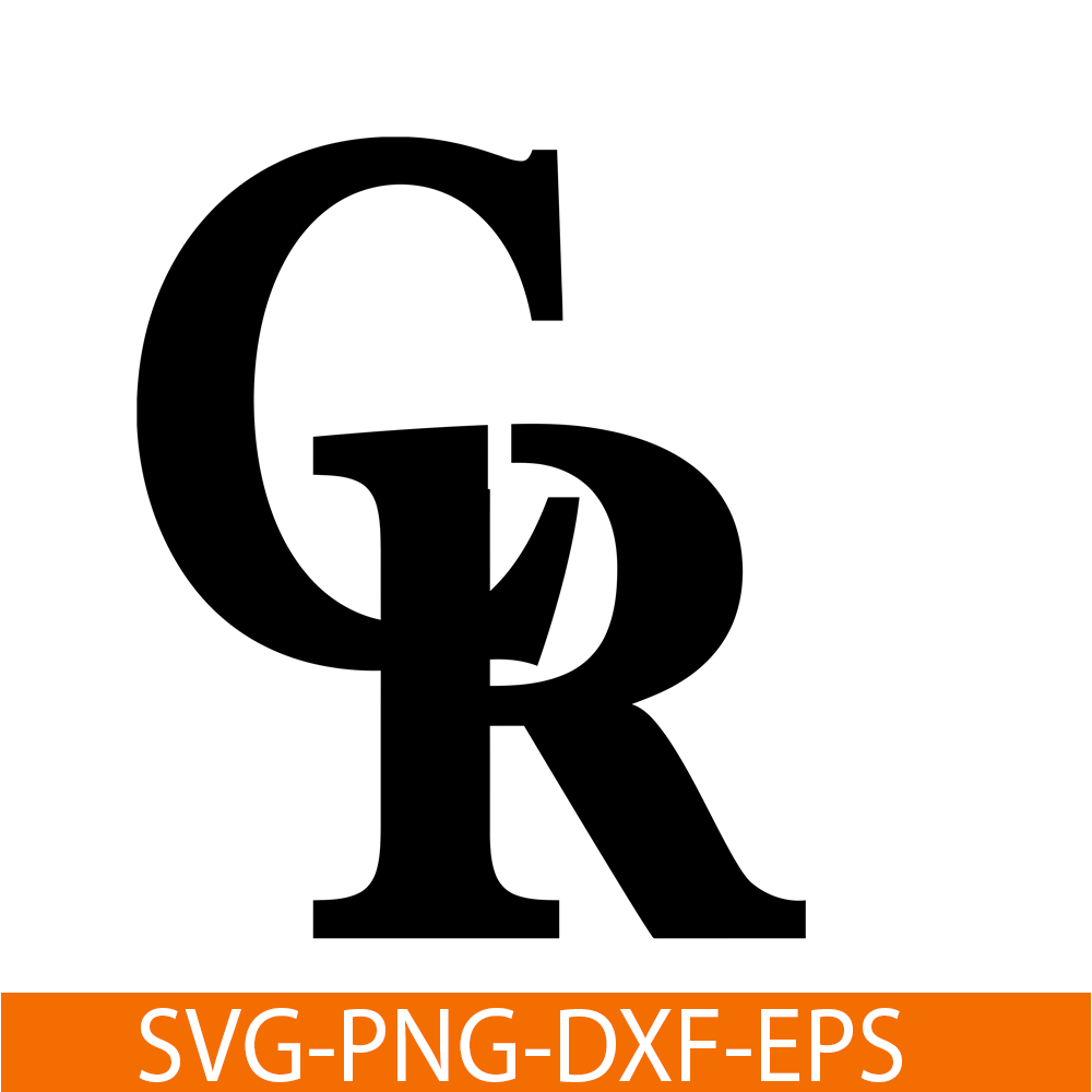 MLB01122350-Black Text Colorado Rockies SVG PNG DXF EPS AI, Major League Baseball SVG, MLB Lovers SVG MLB01122350.png