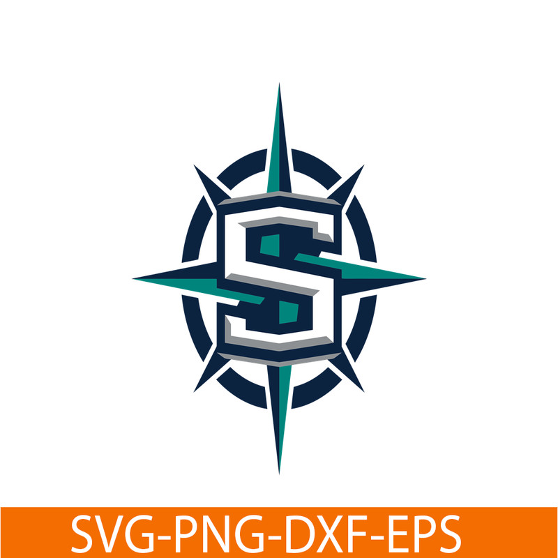 MLB2041223122-Seattle Mariners The S Letter SVG, Major League Baseball SVG, Baseball SVG MLB2041223122.png