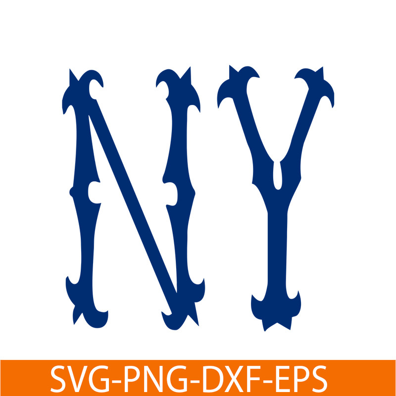 MLB204122338-NY Yankees The Blue Font SVG, Major League Baseball SVG, Baseball SVG MLB204122338.png