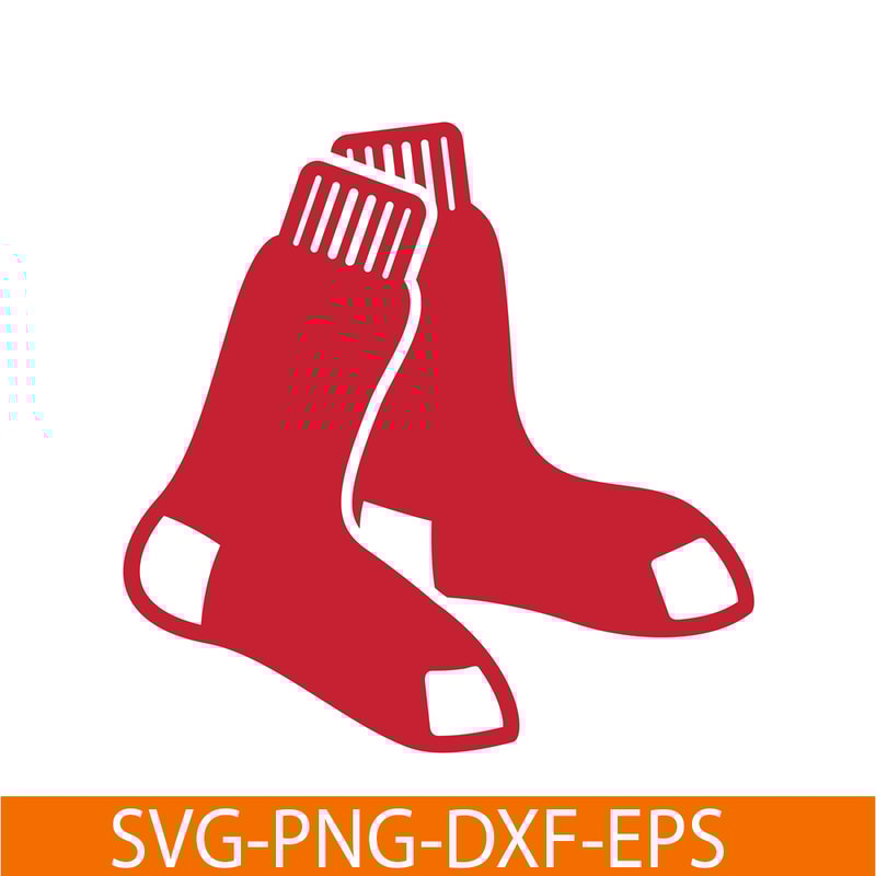MLB30112338-Boston Red Sox The Socks SVG PNG DXF EPS AI, Major League Baseball SVG, MLB Lovers SVG MLB30112338.png