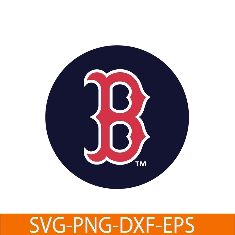 MLB30112339-Boston Red Sox B Logo SVG PNG DXF EPS AI, Major League Baseball SVG, MLB Lovers SVG MLB30112339.png