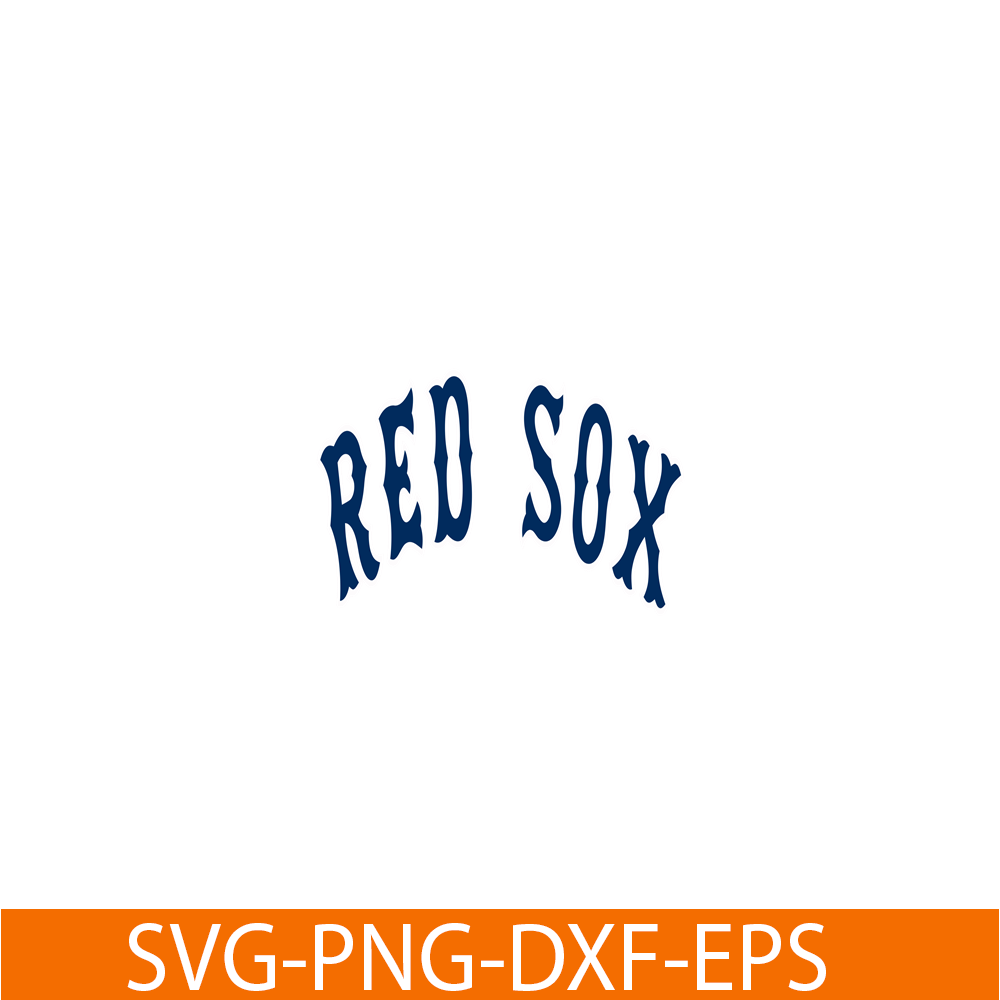 MLB30112350-Red Sox Text SVG PNG DXF EPS AI, Major League Baseball SVG, MLB Lovers SVG MLB30112350.png
