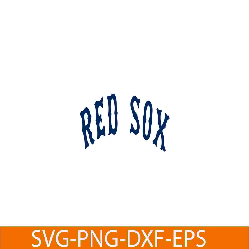 MLB30112350-Red Sox Text SVG PNG DXF EPS AI, Major League Baseball SVG, MLB Lovers SVG MLB30112350.png