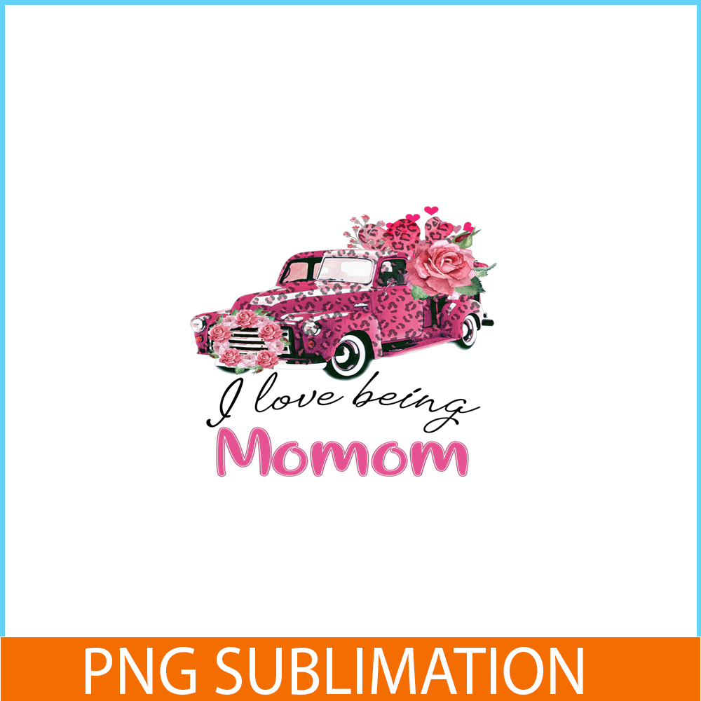 VLT19102354-I Love Being Momom PNG, Pink Valentine PNG, Valentine Holidays PNG.png