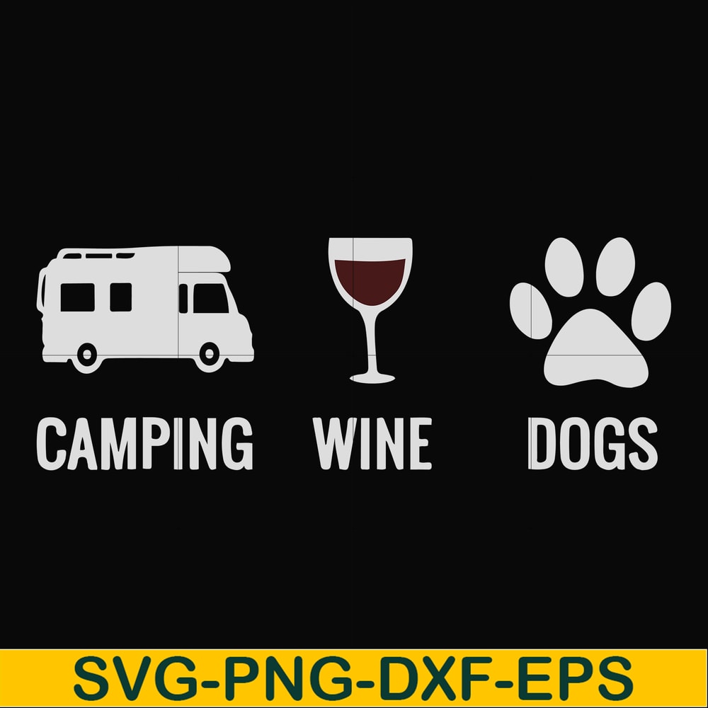 CMP012-camping wine dogs svg, png, dxf, eps digital file CMP012.jpg