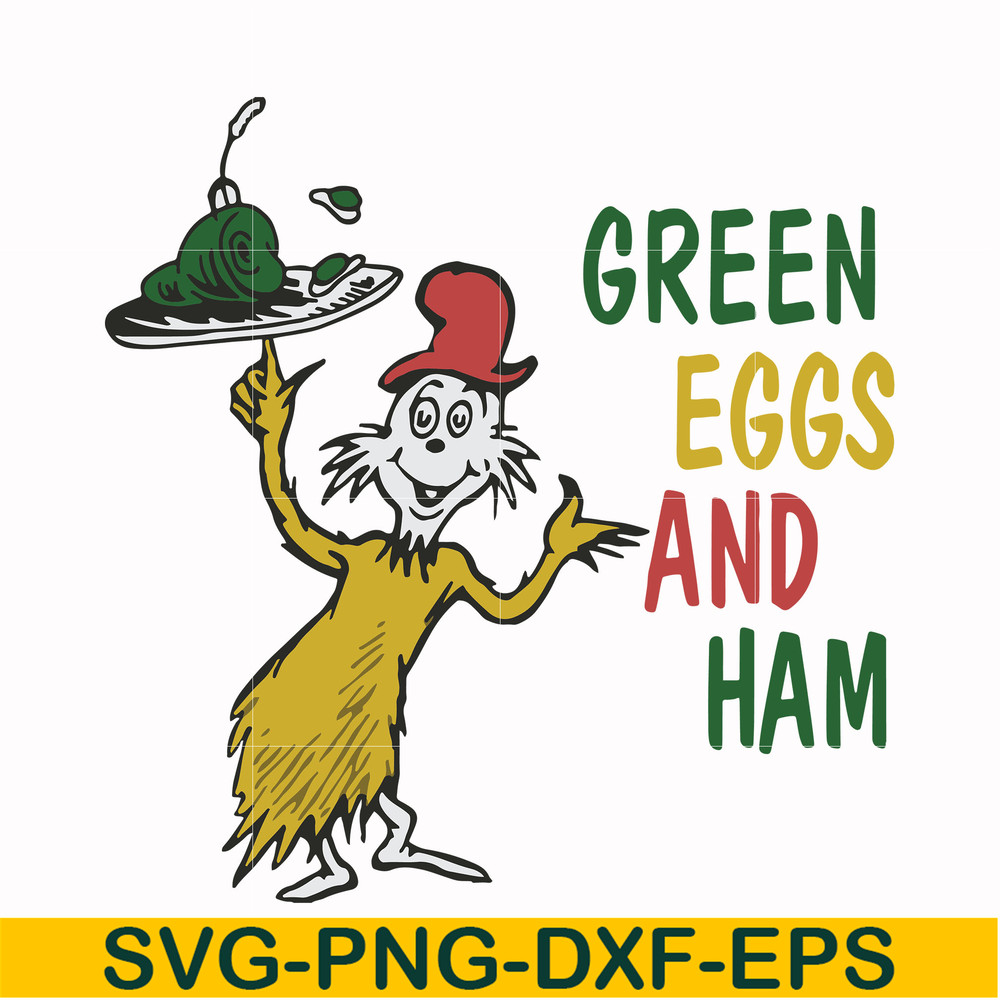 DR000126-Green eggs and ham svg, png, dxf, eps file DR000126.jpg