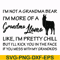 FN000441-I'm not a grandma bear I'm more of a grandma llama svg, png, dxf, eps file FN000441.jpg