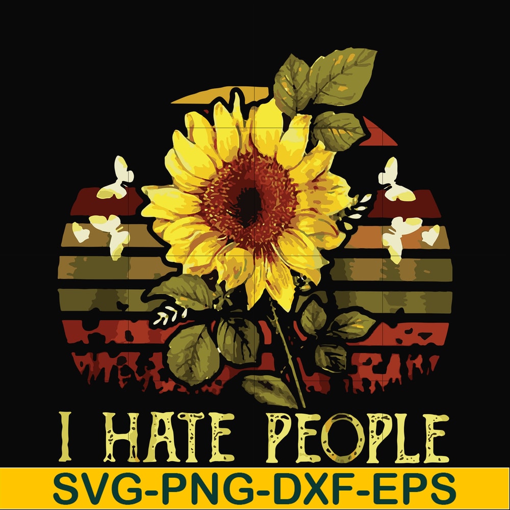 FN000565-I hate people svg, png, dxf, eps file FN000565.jpg