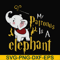 FN000572-My patronus is a elephant svg, png, dxf, eps file FN000572.jpg