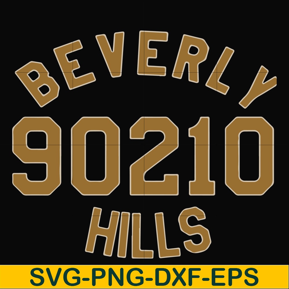 FN000652-Beverly 90210 hills svg, png, dxf, eps file FN000652.jpg