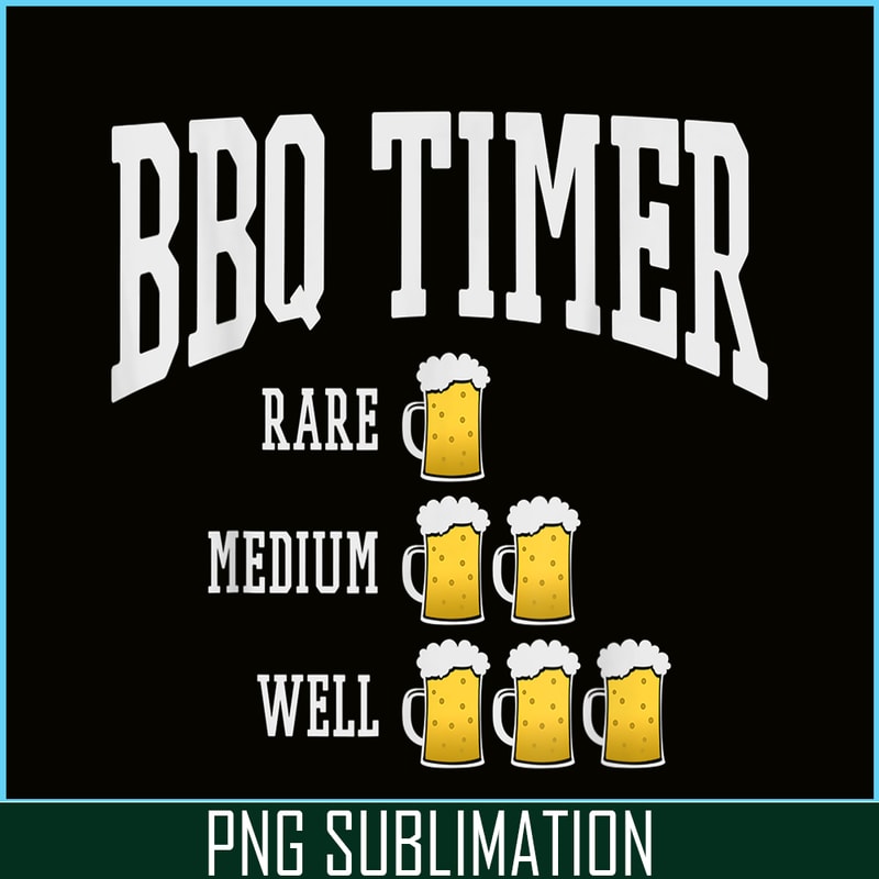 BEER28102301-BBQ Timer PNG Bear PNG Drunk Time PNG.png