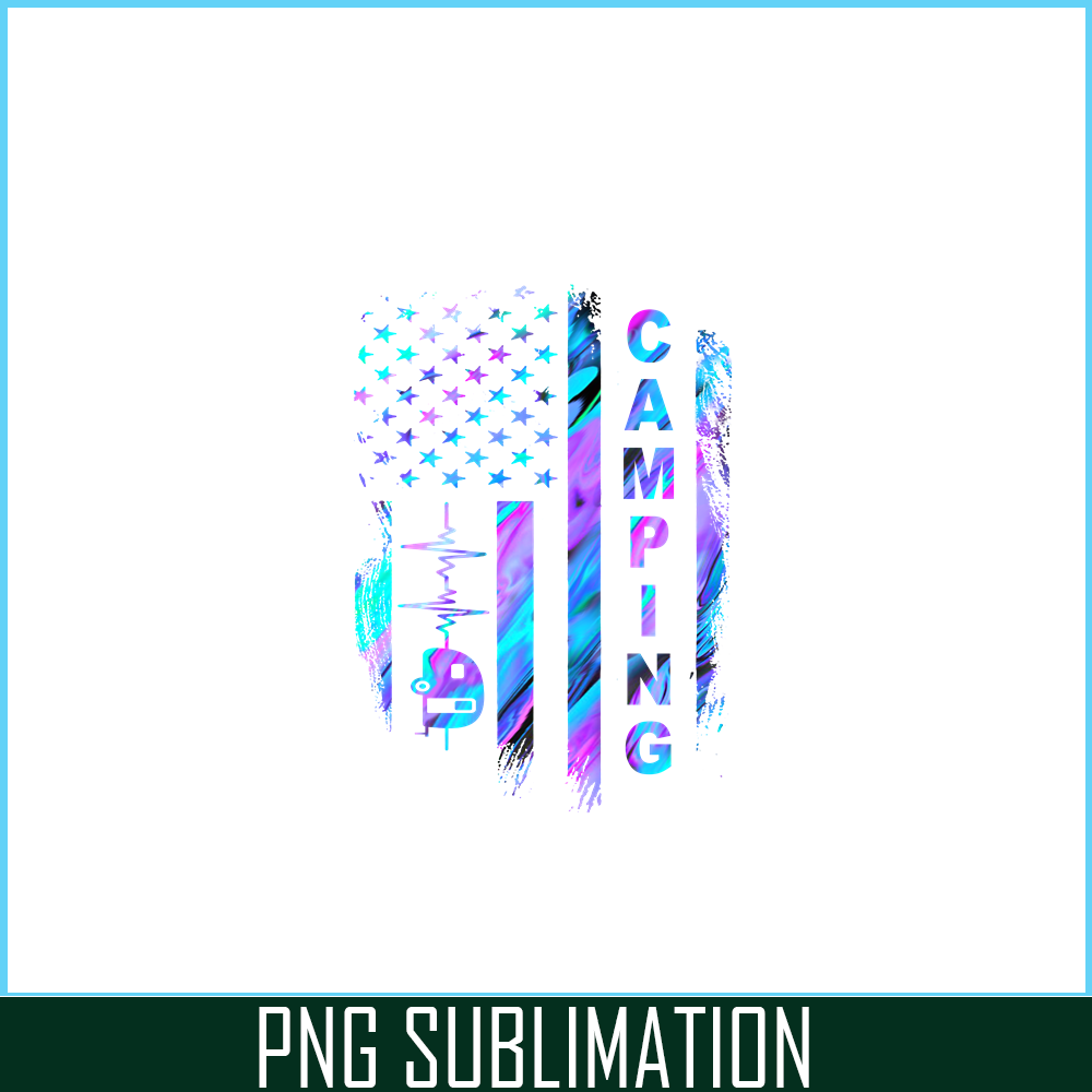 CAMP07112349-Camping American flag PNG Love Camping PNG Camper PNG.png