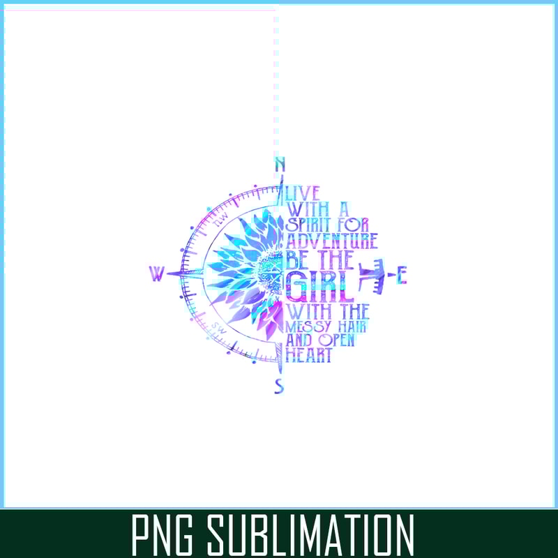 CAMP07112370-Live With A Spirit For Adventure PNG Camping PNG Purple Blue Sunflowers PNG.png